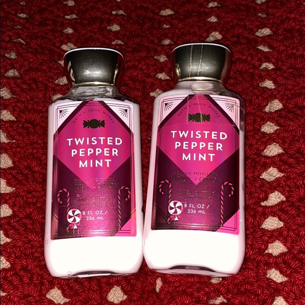 Bath & Body Works Twisted Peppermint body lotion